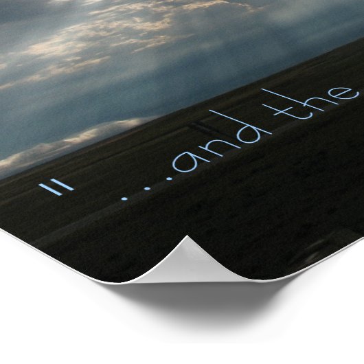 "verlicht" Poster (Hoek)