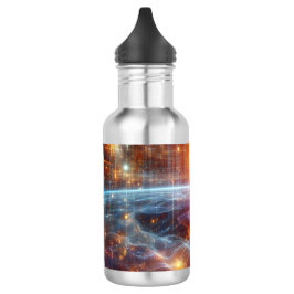 Verlicht quantumraster waterfles 