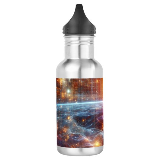 Verlicht quantumraster waterfles  (Links)