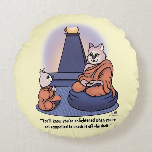 Verlicht Rond Kussen (Voorkant)