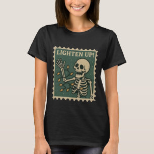 Verlicht Skeleton Kerstverlichting Dames T-shirt