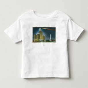 Verlicht Uitzicht stadhuis Kinder Shirts
