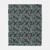 Verlicht vensterpatroon fleece deken (Voorkant)