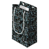 Verlicht vensterpatroon klein cadeauzakje (Voorkant Gekanteld)