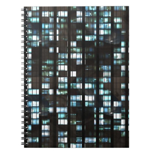 Verlicht vensterpatroon notitieboek (Voorkant)