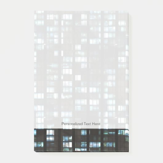 Verlicht vensterpatroon post-it® notes (Voorkant)