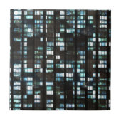 Verlicht vensterpatroon tegeltje (Voorkant)