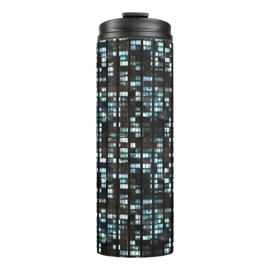 Verlicht vensterpatroon thermosbeker (Voorkant)