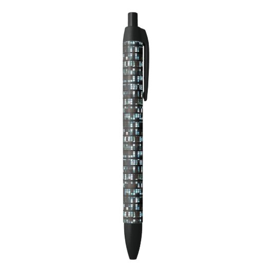Verlicht vensterpatroon zwarte inkt pen (Achterkant (Verticaal))