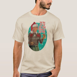 Verlicht voor kerst man - Retro T Shirt