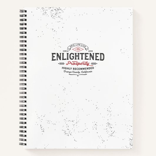 Verlicht Welvaart Journal Notitieboek (Voorkant)