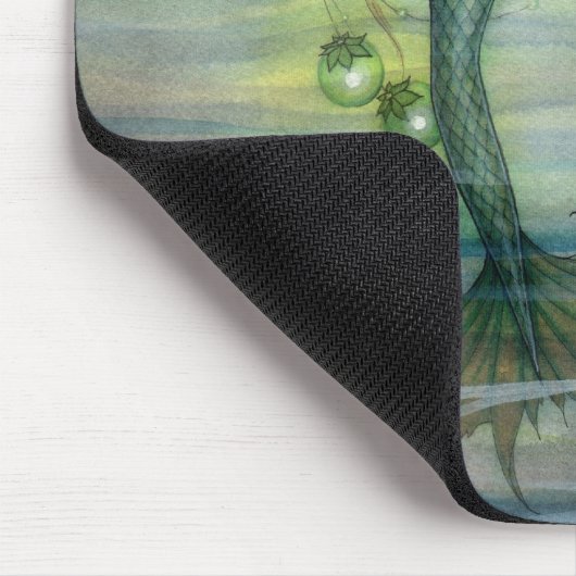 "verlicht Zee" Zeemeermin Mousepad Muismat (Hoek)