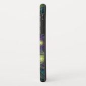 Verlichtde abstracte blauwe paarse fractale naam Case-Mate iPhone case (Achterkant/links)