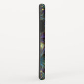 Verlichtde abstracte blauwe paarse fractale naam Case-Mate iPhone case (Achterkant/rechts)