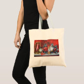 Verlichtde Canvas tas in het verleden (landraaien) (Voorkant (product))