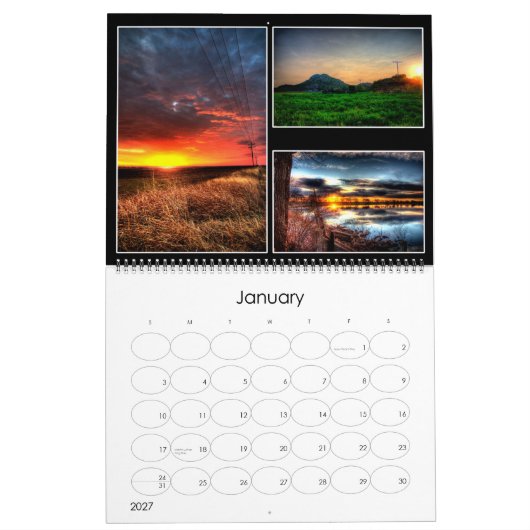 Verlichtde hemel kalender (Jan 2027)