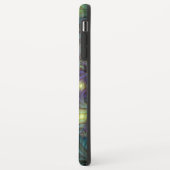 Verlichtde moderne blauwe paarse fractale kunstnaa Case-Mate iPhone case (Achterkant/links)