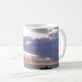 Verlichtde oceaan in de vroege ochtend koffiemok (Voorkant rechts)