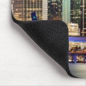 Verlichtde skyline van het centrum van Miami bij s Muismat (Hoek)