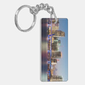 Verlichtde skyline van het centrum van Miami bij s Sleutelhanger (Voorkant Links)