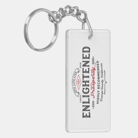 Verlichtde Sleutelhanger van de Welvaart (Voorkant Links)