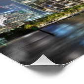 Verlichtde torens aan de waterfront van de Miami Poster (Hoek)