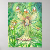 Verlichtde tuinventilator Fairy Fantasy Art Poster (Voorkant)