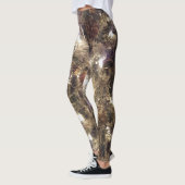 Verlichtde zilveren kerstboomleggings leggings (Links)