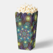 Verlichte Abstracte glanzende Blauwgroen Paarse Fr Bedankdoosjes (Popped)