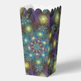 Verlichte Abstracte glanzende Blauwgroen Paarse Fr Bedankdoosjes