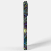 Verlichte Abstracte glanzende Blauwgroen Paarse Fr Case-Mate iPhone Case (Achterkant / Rechts)