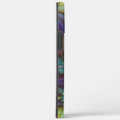Verlichte Abstracte glanzende Blauwgroen Paarse Fr Case-Mate iPhone Case (Achterkant / Rechts)