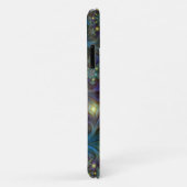 Verlichte Abstracte glanzende Blauwgroen Paarse Fr Case-Mate iPhone Case (Achterkant/rechts)