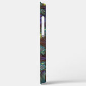 Verlichte Abstracte glanzende Blauwgroen Paarse Fr Case-Mate iPhone Case (Achterkant / Links)