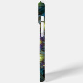 Verlichte Abstracte glanzende Blauwgroen Paarse Fr Case-Mate iPhone Case (Achterkant / Links)