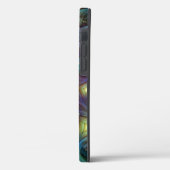 Verlichte Abstracte glanzende Blauwgroen Paarse Fr Case-Mate iPhone Case (Achterkant / Links)