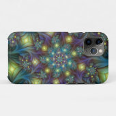 Verlichte Abstracte glanzende Blauwgroen Paarse Fr Case-Mate iPhone Case (Achterkant (horizontaal))