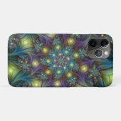 Verlichte Abstracte glanzende Blauwgroen Paarse Fr Case-Mate iPhone Case (Achterkant (horizontaal))