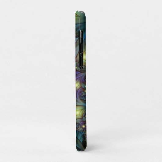 Verlichte Abstracte glanzende Blauwgroen Paarse Fr Case-Mate iPhone Case (Achterkant/links)