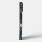 Verlichte Abstracte glanzende Blauwgroen Paarse Fr Case-Mate iPhone Case (Achterkant / Rechts)