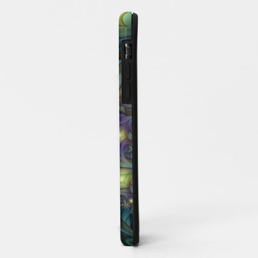 Verlichte Abstracte glanzende Blauwgroen Paarse Fr Case-Mate iPhone Case (Achterkant/links)