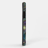 Verlichte Abstracte glanzende Blauwgroen Paarse Fr Case-Mate iPhone Case (Achterkant/rechts)