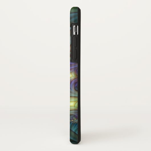 Verlichte Abstracte glanzende Blauwgroen Paarse Fr Case-Mate iPhone Case (Achterkant/links)