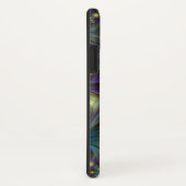 Verlichte Abstracte glanzende Blauwgroen Paarse Fr Case-Mate iPhone Case (Achterkant / rechts)