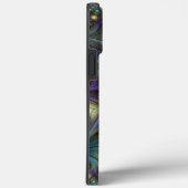 Verlichte Abstracte glanzende Blauwgroen Paarse Fr Case-Mate iPhone Case (Achterkant / Rechts)