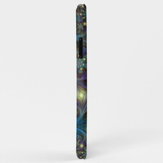 Verlichte Abstracte glanzende Blauwgroen Paarse Fr Case-Mate iPhone Case (Achterkant/rechts)