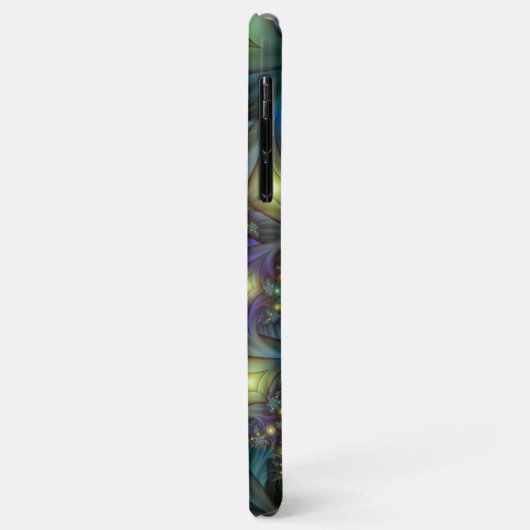 Verlichte Abstracte glanzende Blauwgroen Paarse Fr Case-Mate iPhone Case (Achterkant/links)