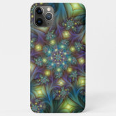 Verlichte Abstracte glanzende Blauwgroen Paarse Fr Case-Mate iPhone Case (Achterkant)