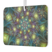 Verlichte Abstracte glanzende Blauwgroen Paarse Fr Luchtverfrisser (Links)