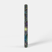 Verlichte Abstracte glanzende Blauwgroen Paarse Fr Samsung Galaxy Hoesje (Rechterkant)